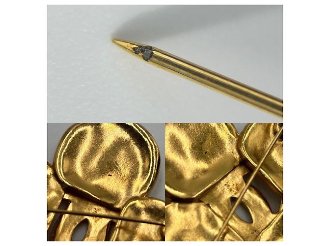 Spilla Vintage in Oro Chanel D'oro - vista 6