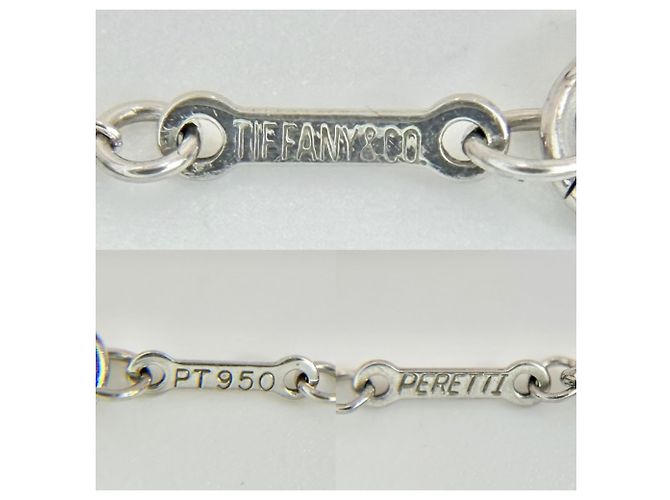 Collana piccola croce Elsa Peretti di Tiffany & Co. in platino 950 - vista 5