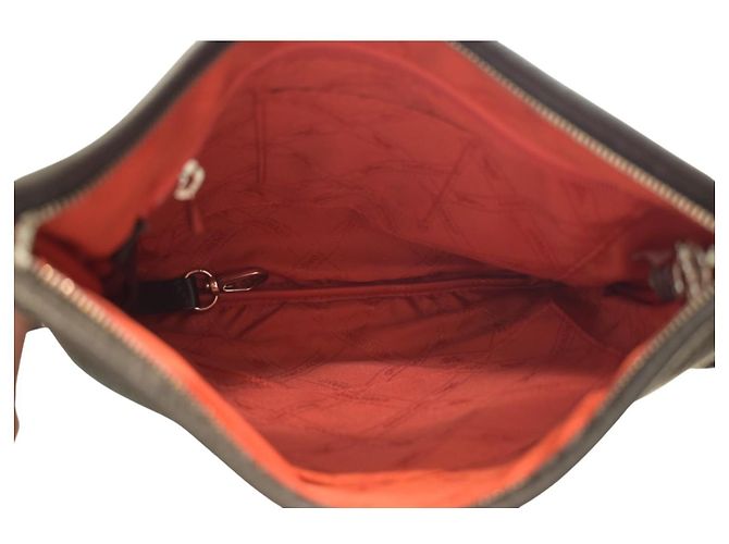 Longchamp Le Foulonné Borsa Hobo a Tracolla in Pelle Martellata Nera - vista 13