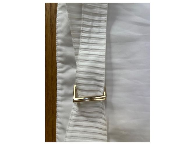 Alaïa Top Plastrón Blanco Espalda Descubierta - vista 5