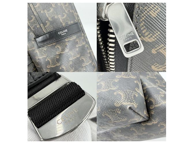 Triomphe Céline Celine Rucksack in mittlerer Größe Braun Schwarz - Ansicht 6
