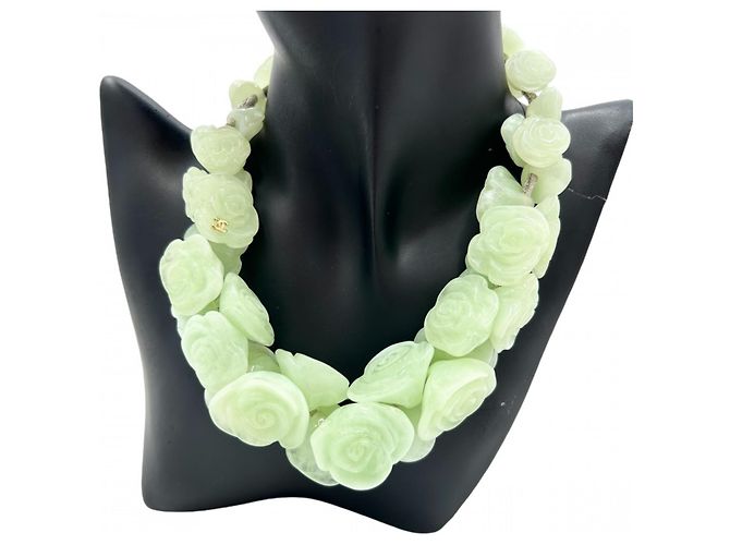 Collar Chanel Coco Green Verde - vista 2