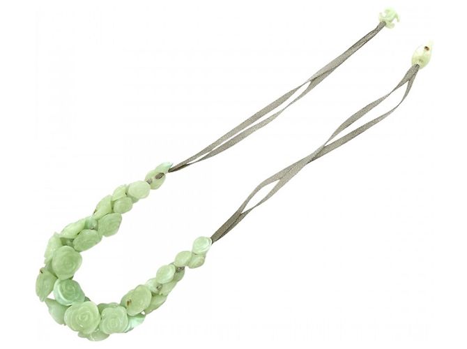 Collar Chanel Coco Green Verde - vista 4