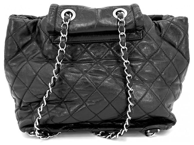 Borsa a tracolla matelassé da donna Chanel Nero - vista 2