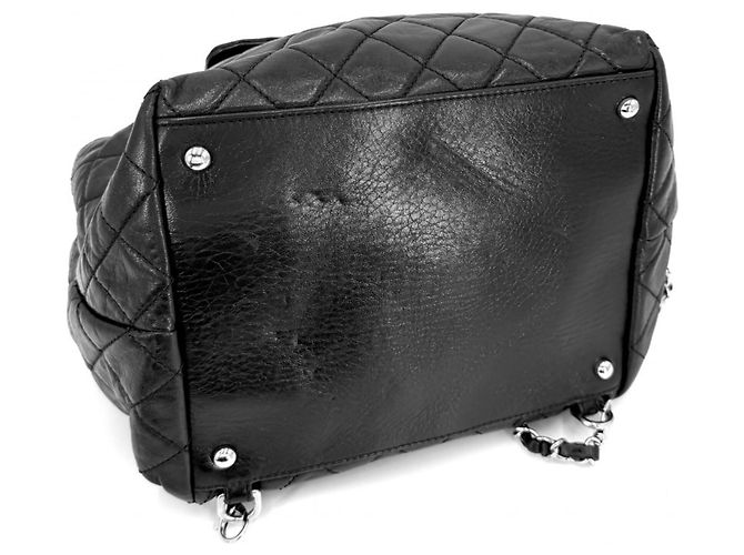 Borsa a tracolla matelassé da donna Chanel Nero - vista 3