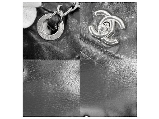 Borsa a tracolla matelassé da donna Chanel Nero - vista 6