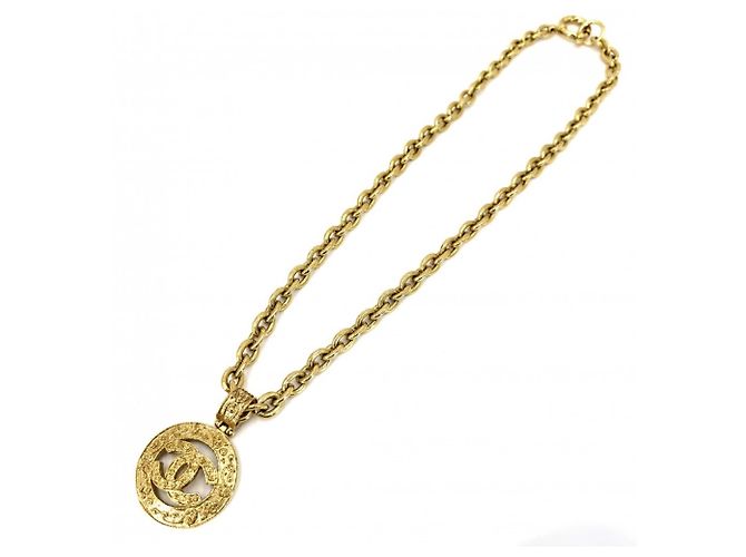 Collar largo Coco Mark para mujer Chanel Dorado - vista 5