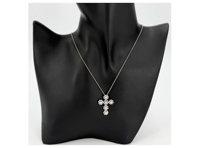 Collana con pendente a croce da donna Tiffany & Co. - vista 3
