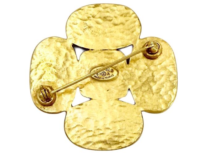 Timeless Spilla Chanel Vintage Oro e Argento D'oro - vista 2