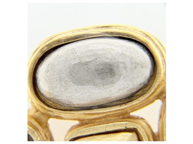 Timeless Spilla Chanel Vintage Oro e Argento D'oro - vista 6