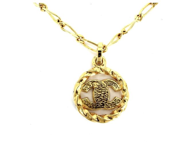Timeless Collana Chanel Vintage con strass D'oro - vista 2