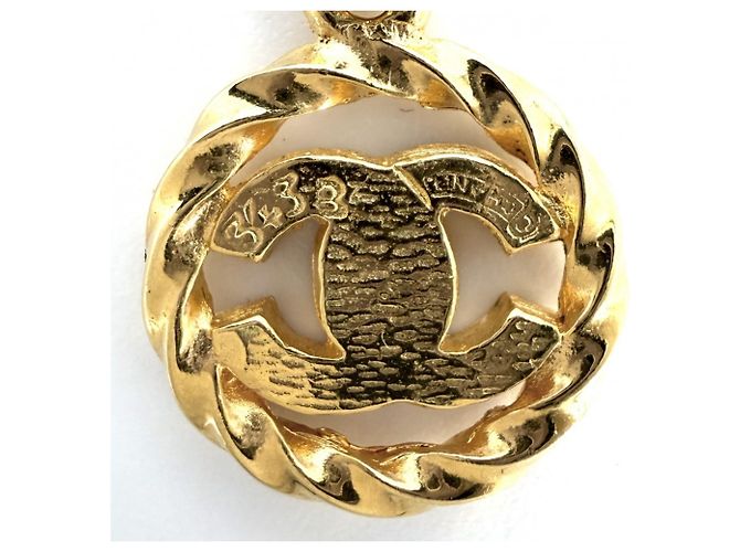 Timeless Collana Chanel Vintage con strass D'oro - vista 5