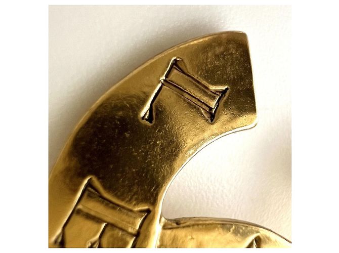 Spilla Chanel Vintage Gold D'oro - vista 10
