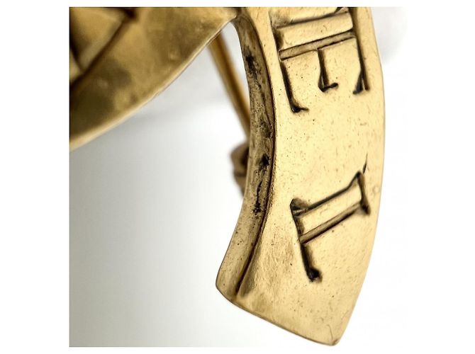 Spilla Chanel Vintage Gold D'oro - vista 6