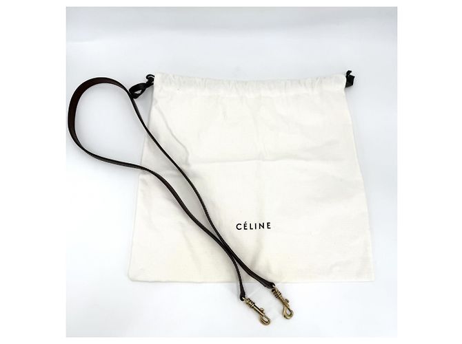 Céline Borsa a tracolla Celine Women's Luggage Nano Shopper Boa da donna Marrone - vista 8