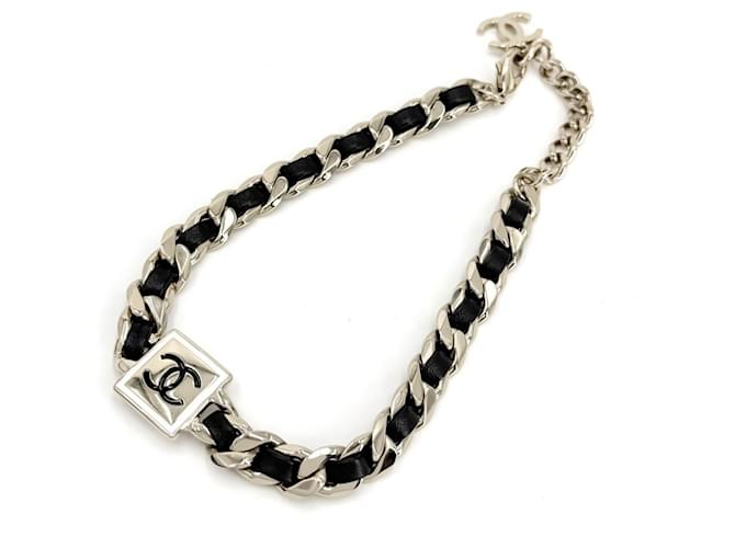 Collana Choker Chanel Coco Mark Nero D'oro - vista 5