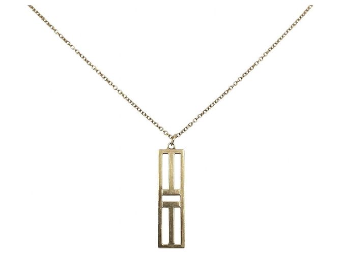 Collana con pendente Tiffany & Co. T-Two con barra verticale aperta - vista 2