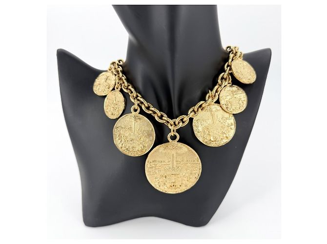 Collana Chanel Vintage Gold D'oro - vista 2