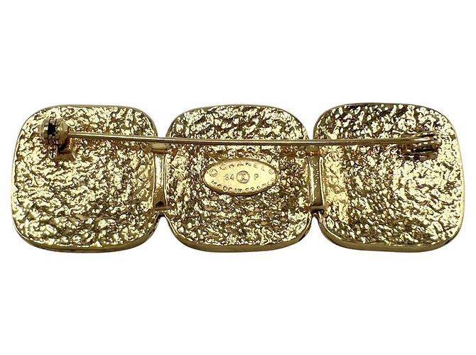 Spilla Chanel Vintage Gold D'oro - vista 2