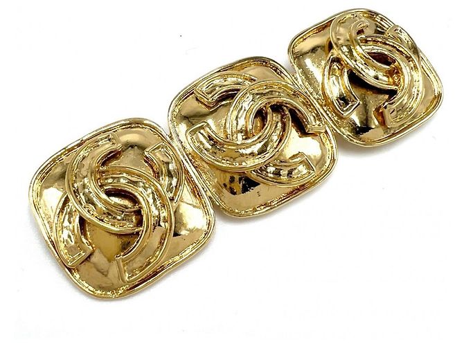 Spilla Chanel Vintage Gold D'oro - vista 3