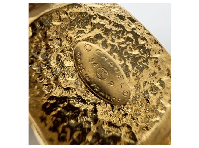 Spilla Chanel Vintage Gold D'oro - vista 4