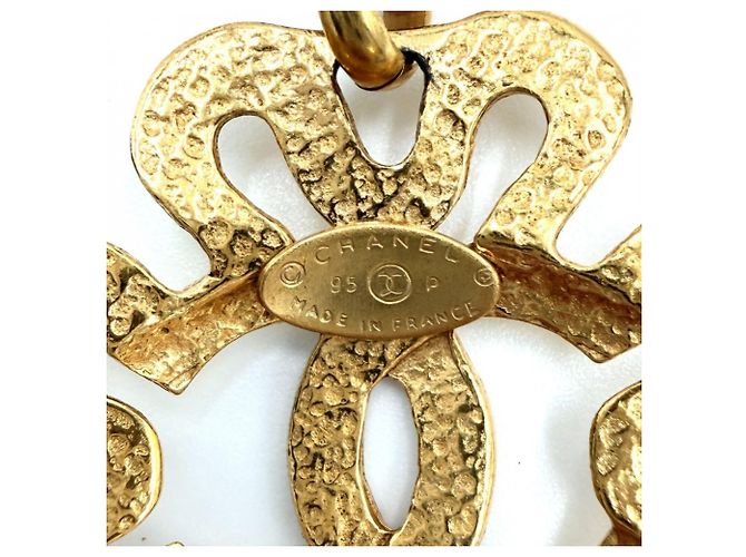 Collana Vintage Flower Coco Mark da donna Chanel D'oro - vista 5