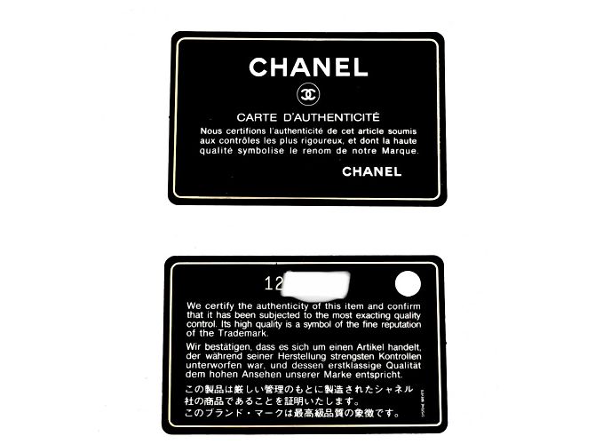 Borsa a tracolla Chanel in pelle nera Nero - vista 12