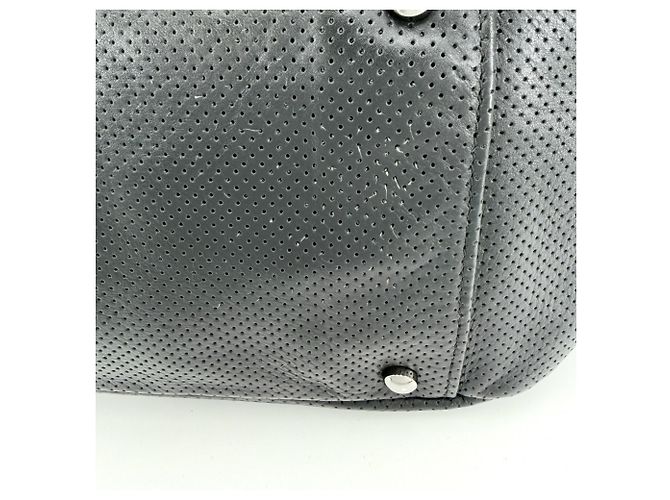 Borsa a tracolla Chanel in pelle nera Nero - vista 6