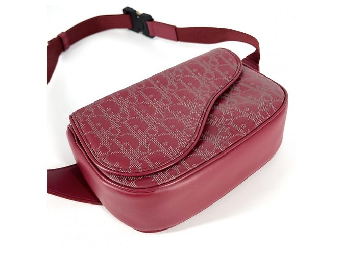 Bolsa de ombro Oblique Galaxy para homem de Christian Dior Vermelho - vista 3