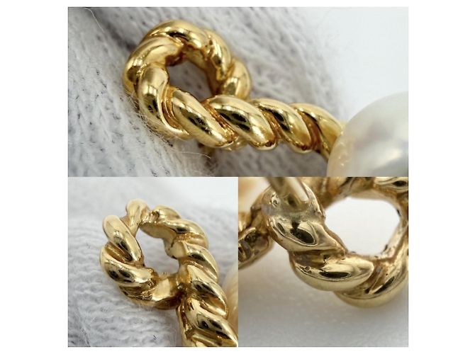 Orecchini Tiffany & Co. in oro giallo 18K con goccia di perla - vista 6