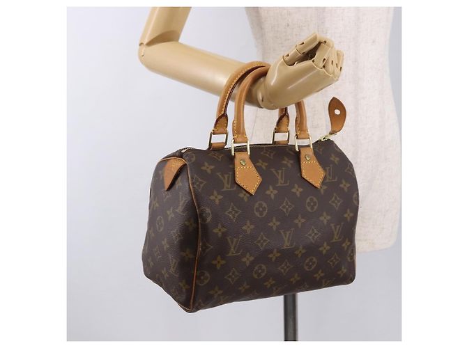 LOUIS VUITTON Borsa Monogram Speedy 25 M41528 LV Auth 189204A Monogramma - vista 21