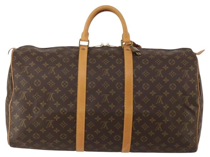 LOUIS VUITTON Monogram Keepall 55 Boston Bag M41424 LV Auth 188502SAV Monogramma - vista 2