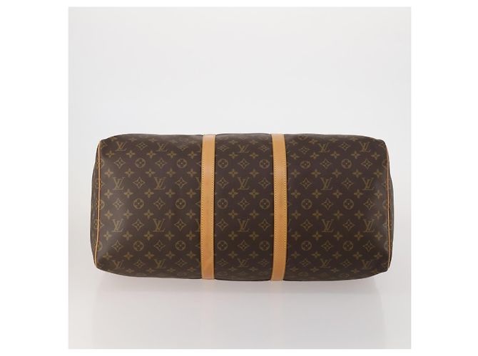 LOUIS VUITTON Monogram Keepall 55 Boston Bag M41424 LV Auth 188502SAV Monogramma - vista 5