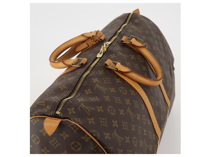 LOUIS VUITTON Monogram Keepall 55 Boston Bag M41424 LV Auth 188502SAV Monogramma - vista 6