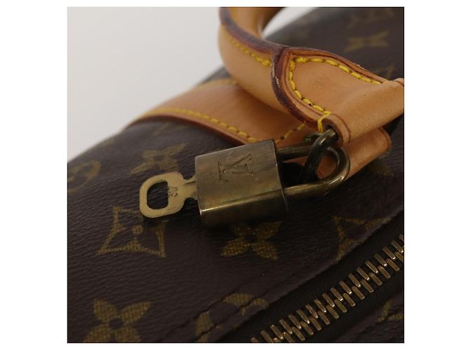 LOUIS VUITTON Monogram Keepall 55 Boston Bag M41424 LV Auth 188502SAV Monogramma - vista 8