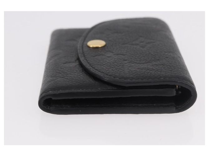 LOUIS VUITTON Monogram Empreinte Porte Monnaie Rosary Black M81455 Auth 189016 Negro - vista 3