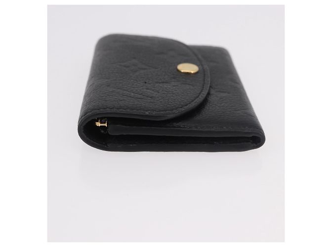 LOUIS VUITTON Monogram Empreinte Porte Monnaie Rosary Black M81455 Auth 189016 Negro - vista 4