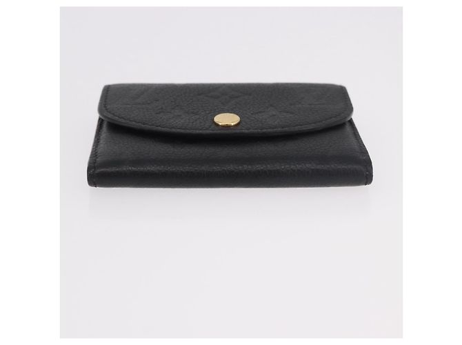 LOUIS VUITTON Monogram Empreinte Porte Monnaie Rosary Black M81455 Auth 189016 Negro - vista 6