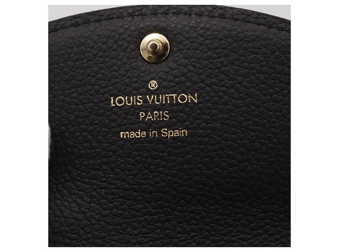 LOUIS VUITTON Monogram Empreinte Porte Monnaie Rosary Black M81455 Auth 189016 Negro - vista 8