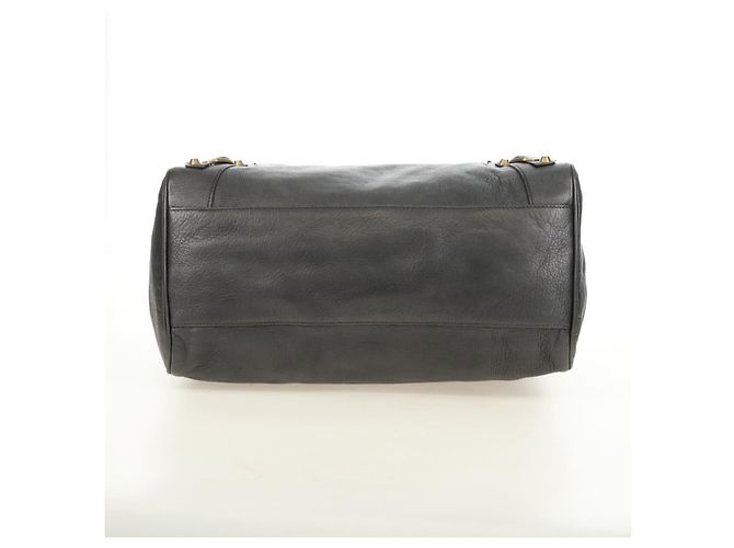 BALENCIAGA Borsa Classic Vero in Pelle Grigia 235216 Auth 189775SM - vista 5