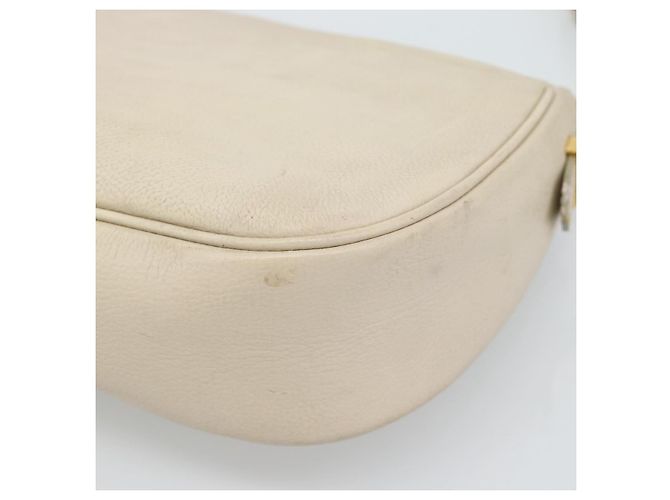 Borsa a Spalla SAINT LAURENT in Pelle Beige Oro Auth bs35833 D'oro - vista 15