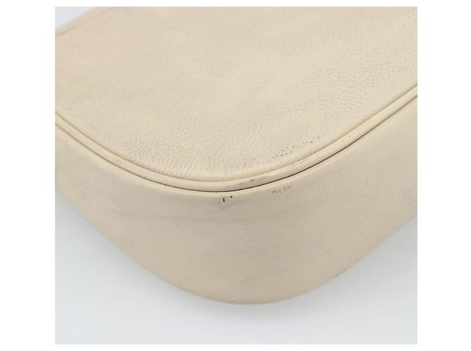 Borsa a Spalla SAINT LAURENT in Pelle Beige Oro Auth bs35833 D'oro - vista 16