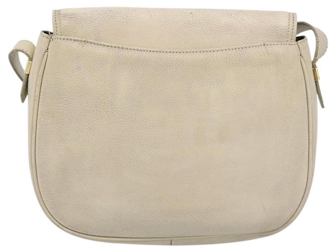 Borsa a Spalla SAINT LAURENT in Pelle Beige Oro Auth bs35833 D'oro - vista 2