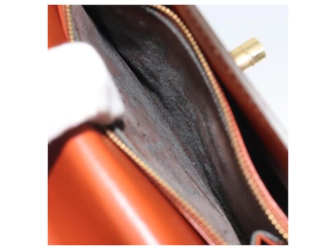 Borsa LOUIS VUITTON Epi Malesherbes Marrone M52373 LV Auth 188584 - vista 11