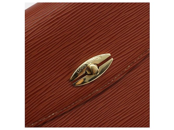 Borsa LOUIS VUITTON Epi Malesherbes Marrone M52373 LV Auth 188584 - vista 18