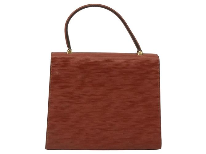 Borsa LOUIS VUITTON Epi Malesherbes Marrone M52373 LV Auth 188584 - vista 2