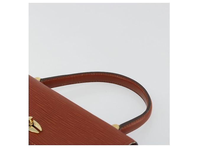 Borsa LOUIS VUITTON Epi Malesherbes Marrone M52373 LV Auth 188584 - vista 8