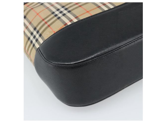 Burberry Nova Check Handtasche Canvas Beige Gold Authentisch ep14987 Golden - Ansicht 15