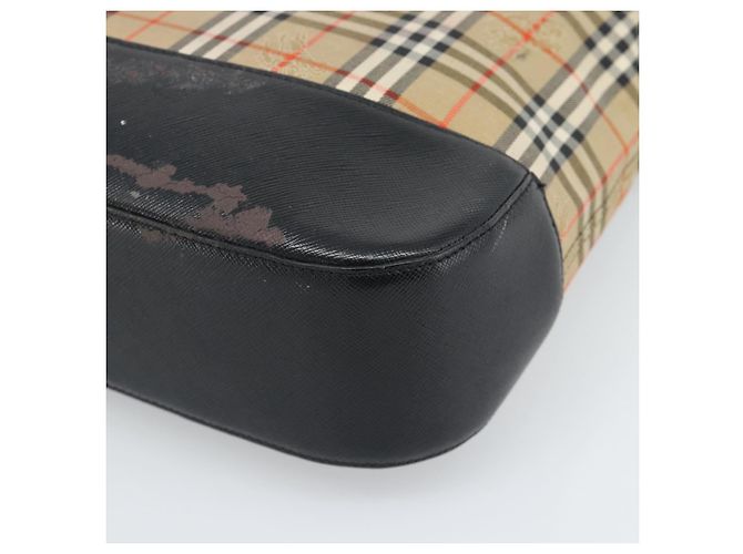 Burberry Nova Check Handtasche Canvas Beige Gold Authentisch ep14987 Golden - Ansicht 16