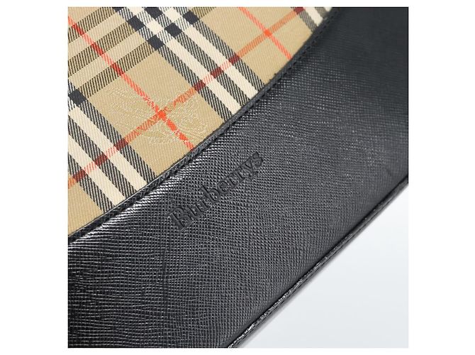 Burberry Nova Check Handtasche Canvas Beige Gold Authentisch ep14987 Golden - Ansicht 17
